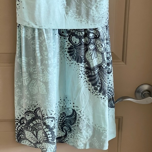 NWT Turquoise Roxy Beachy Racerback Dress Large - Picture 2 of 7